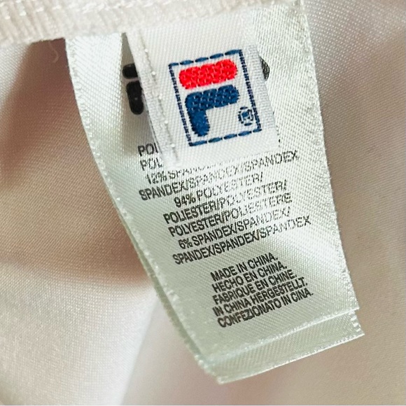 Fila White Racerback Sleeveless Tennis Pickleball Drop Waist Dress size XL - Picture 10 of 14